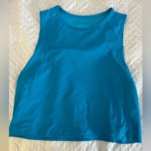 Lululemon sculpt cropped tank top